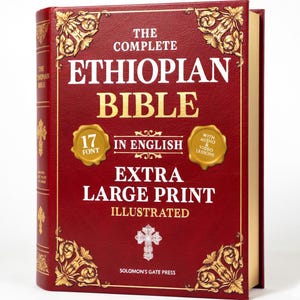 Bible éthiopienne en très gros caractères