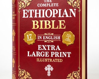 Etiopisk Bibel Extra stor stil