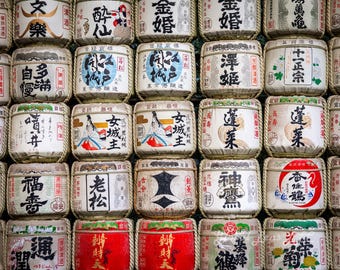 明治神宮絵馬、東京写真、木製願い事プリント（デジタルダウンロード）