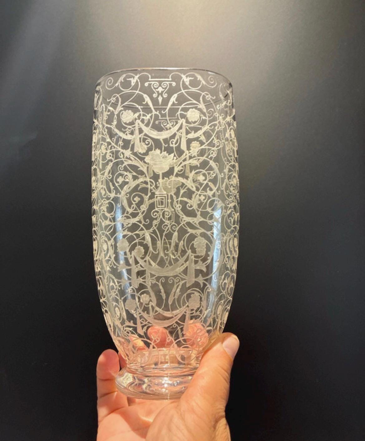 Baccarat Vase - Etsy