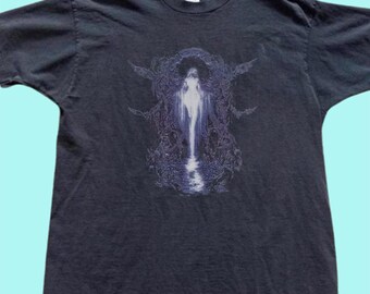 Y2k Goth Tshirt, 2000s graphic tee, Gothic alt clothing, Cotton Unisex