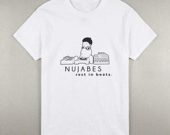 Nujabes Thirts, Retro Graphic Shirt, Hip Hop Shirts, Unisex Cotton Concert Apparel