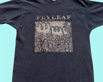 Flyleaf Remember to Live Band Shirt, Cotton Unisex, Metal Rock Merch Tshirt