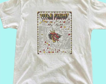 Title fight T-shirt, Indie Tee, Cotton Unisex