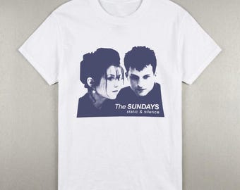 The Sundays T-Shirt, 90s Alt Indie Rock Graphic Tee, Static and silence album tee, Unisex