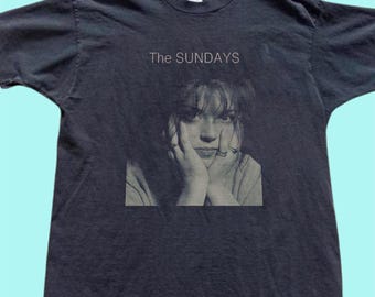 The Sundays 90s Style Tee, Retro Vintage, Soft Cotton Unisex