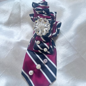Burgundy Bling Tie - Etsy display picture 1