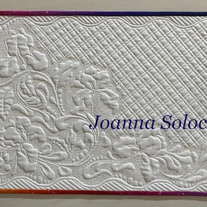 Stencil / Pattern PDF(Iris)  per creare Tovaglietta Americana.