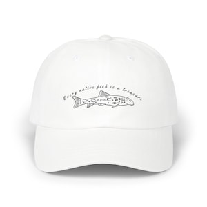 Every Native Fish is a Treasure Embroidered Hat (Hogsucker) | Fishing and Conservation Hat