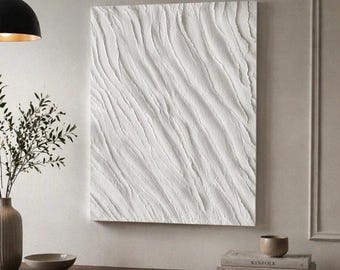 Opera astratta dipinta a mano ad olio su tela.