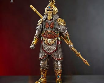 Unique Warrior Statue Lighter Gift for Him, Detailed Sculpted Armor Zippo, Collectible Display Piece, Mens Accessories, Birthday Gift Idea