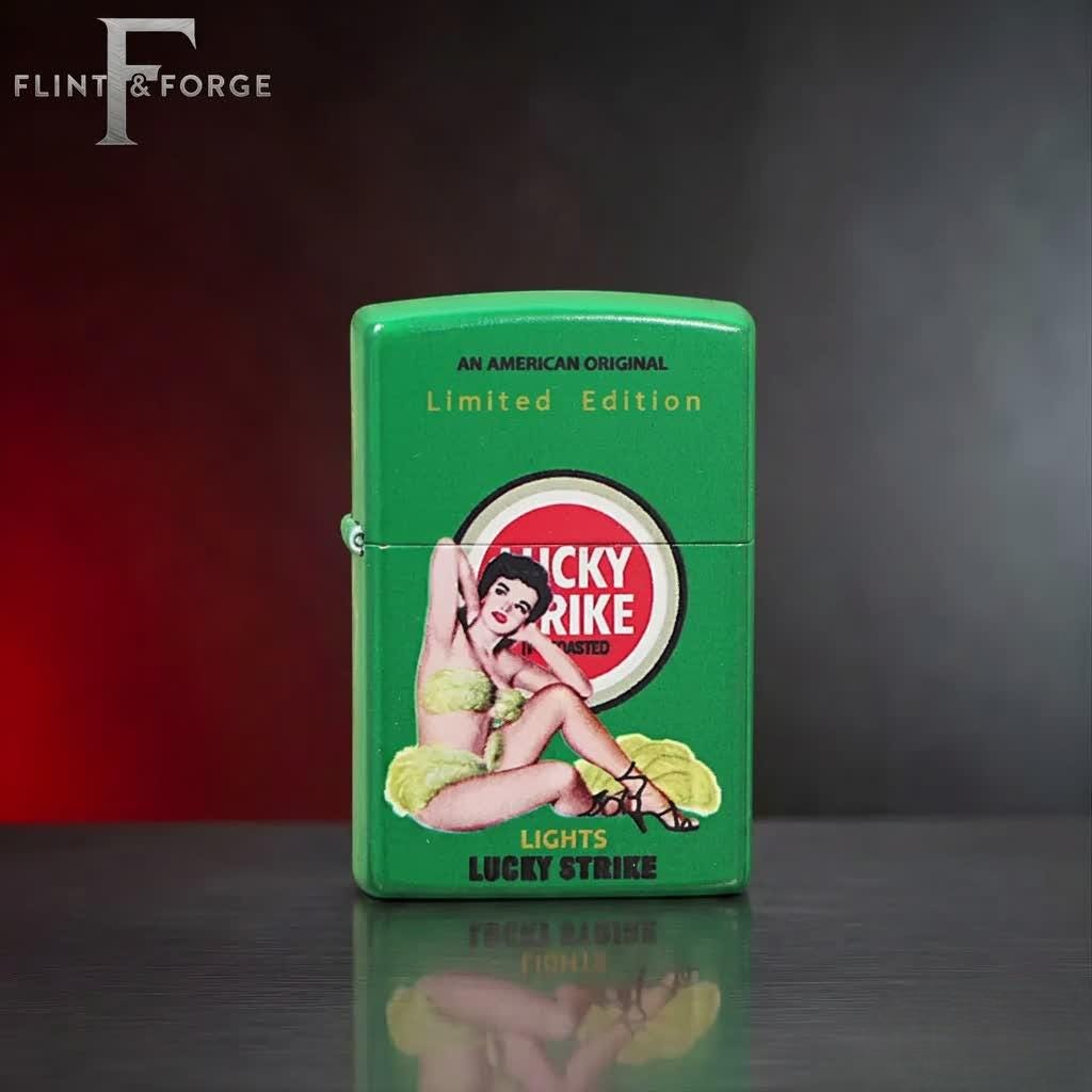 Lucky Strikes Zippo - Etsy Canada