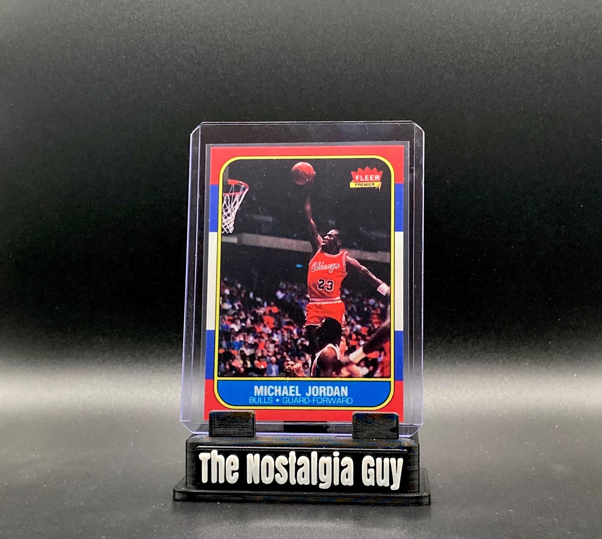 Michael Jordan Fleer Rookie 1986 - Etsy display picture 1