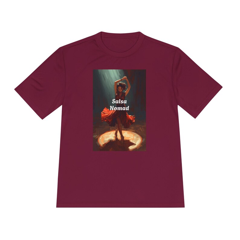 Salsa Nomad Dancer Tee | Dancefloor Ballroom Latin Shirt image 18