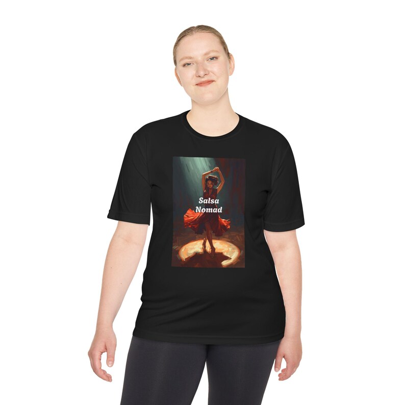 Salsa Nomad Dancer Tee | Dancefloor Ballroom Latin Shirt image 9