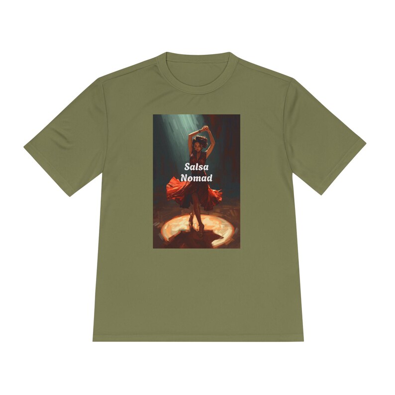 Salsa Nomad Dancer Tee | Dancefloor Ballroom Latin Shirt image 16