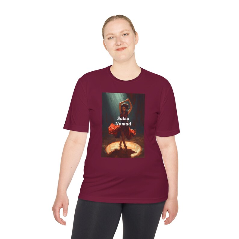 Salsa Nomad Dancer Tee | Dancefloor Ballroom Latin Shirt image 13