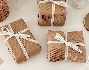 Hojas de papel de regalo con diseño de panal para empaques de productos y pequeñas empresas, 16 x 20 pulgadas.