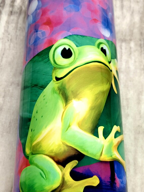 Frog Cup Frog Tumbler Cartoon Frog Cup Frog Gifts Frog - Etsy