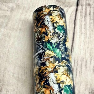 Woods cup, Woods tumbler, outdoor scene cup, outdoor cups, men&#39;s gifts, hunter gifts, outdoor gifts, Father&#39;s Day gifts, tree and leaves cup