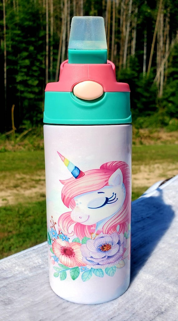 Back to School Kids Thermos, Unicorn Kids Cup, Back to School Cup, Girls Kids  Thermos, Unicorn Sippy Cup 