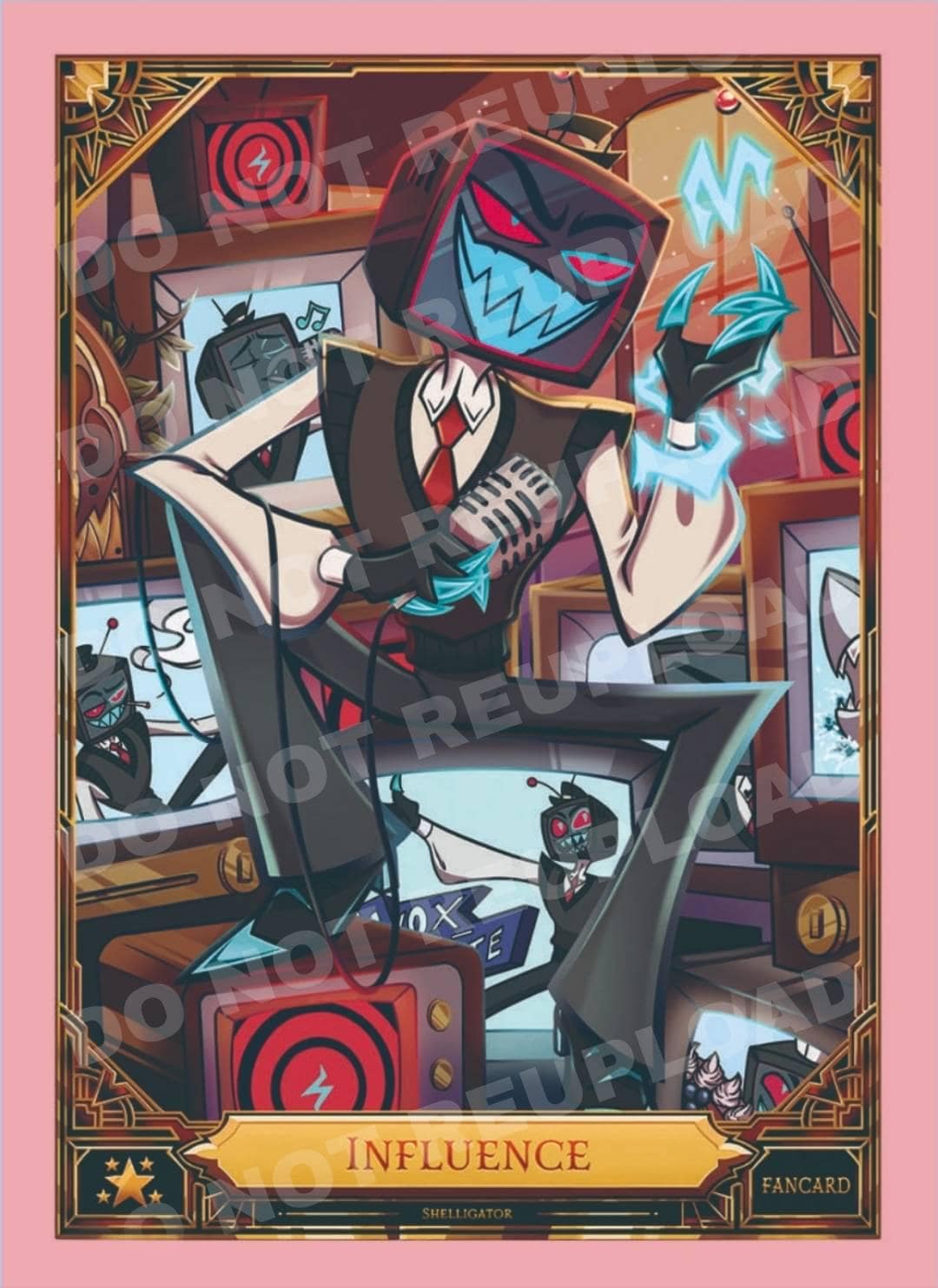 Hazbin Hotel Vox Trading Card - Etsy