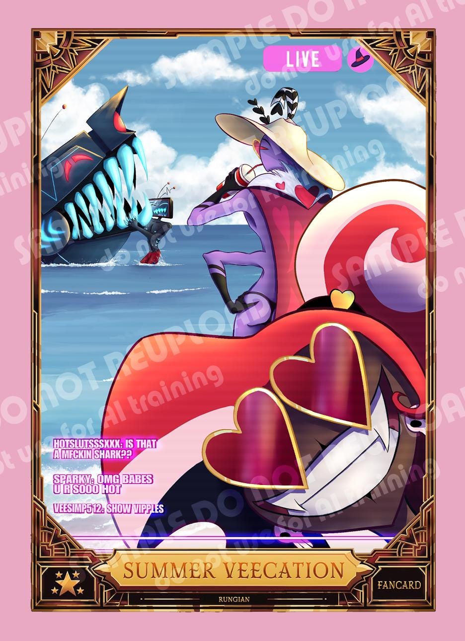 Hazbin hotel trading cards - Etsy 日本