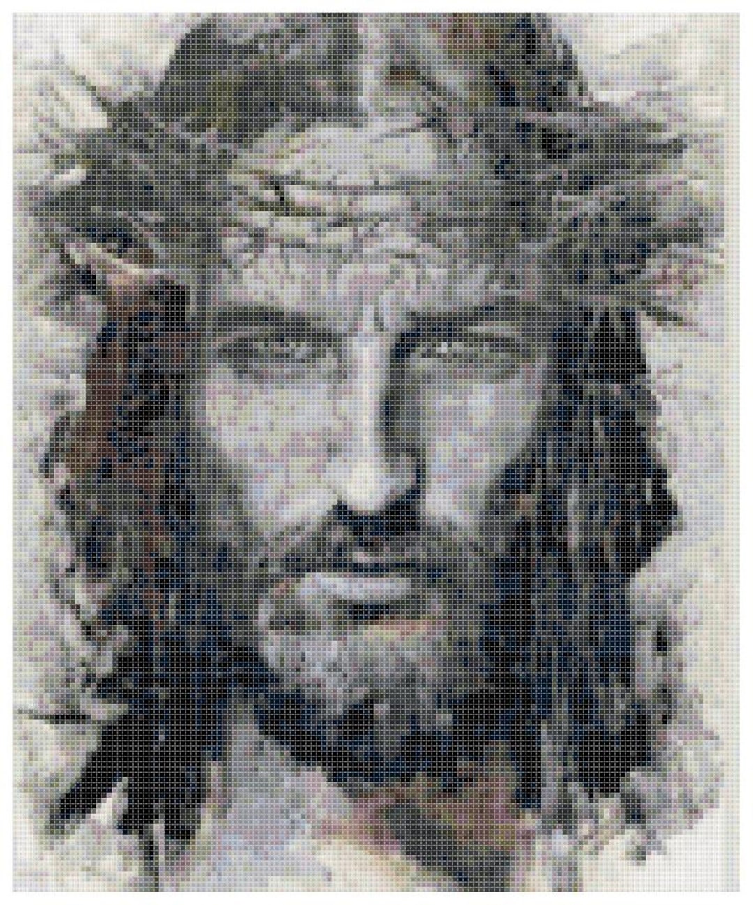 Crown of Thorns Counted Cross Stitch Pattern - Etsy
