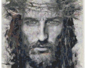 Crown of Thorns Counted Cross Stitch Pattern