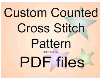 Custom Cross Stitch Pattern from Your Photo