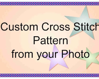 Custom Cross Stitch Pattern from Your Photo