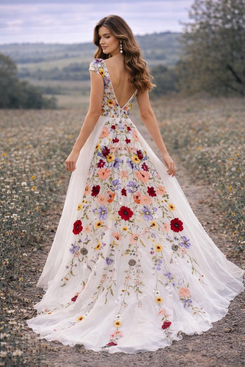 Whimsical Boho Wedding Dress - Etsy