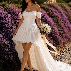 short wedding dress etsy Boho Short Wedding Dress 0027