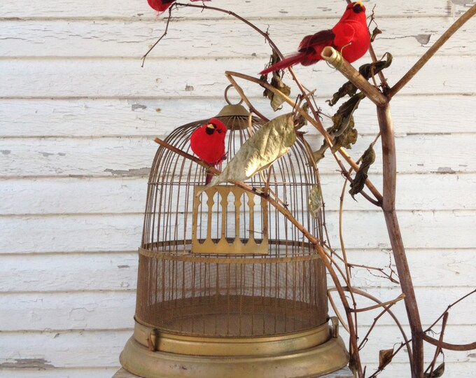Vintage Bird Cage/bird Symbolism/empty Birdcage/shabby Chic Etsy