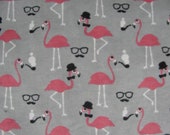 Flamingo Children 39 s Pajama Pants Tuxedo Bow Tie Top Hat Smoking Pipe Flannel Pajama Pants Family Pajamas