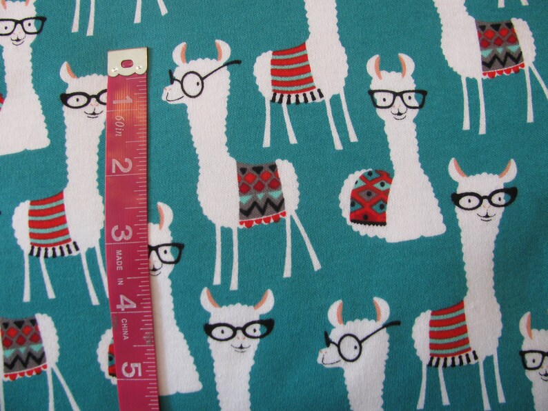 Llama Children/'s Pajama Pants Llama Leggings with Glasses Pyjamas for Boys and Girls Red and Green