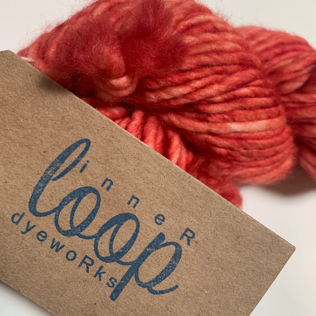 Summer Peach on Afton Oaks A Single Ply Bulky Yarn That Works Etsy