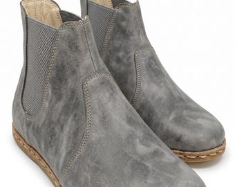 Botas de conexión a tierra para mujer con suela de cobre para uso descalzo