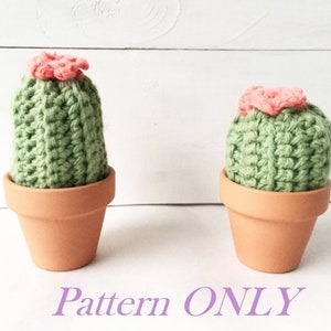 PDF PATTERN Cactus Crochet Pattern, Cactus Pincushion Pattern, amigurumi pattern, crocheted plants, succulent PATTERN image 2