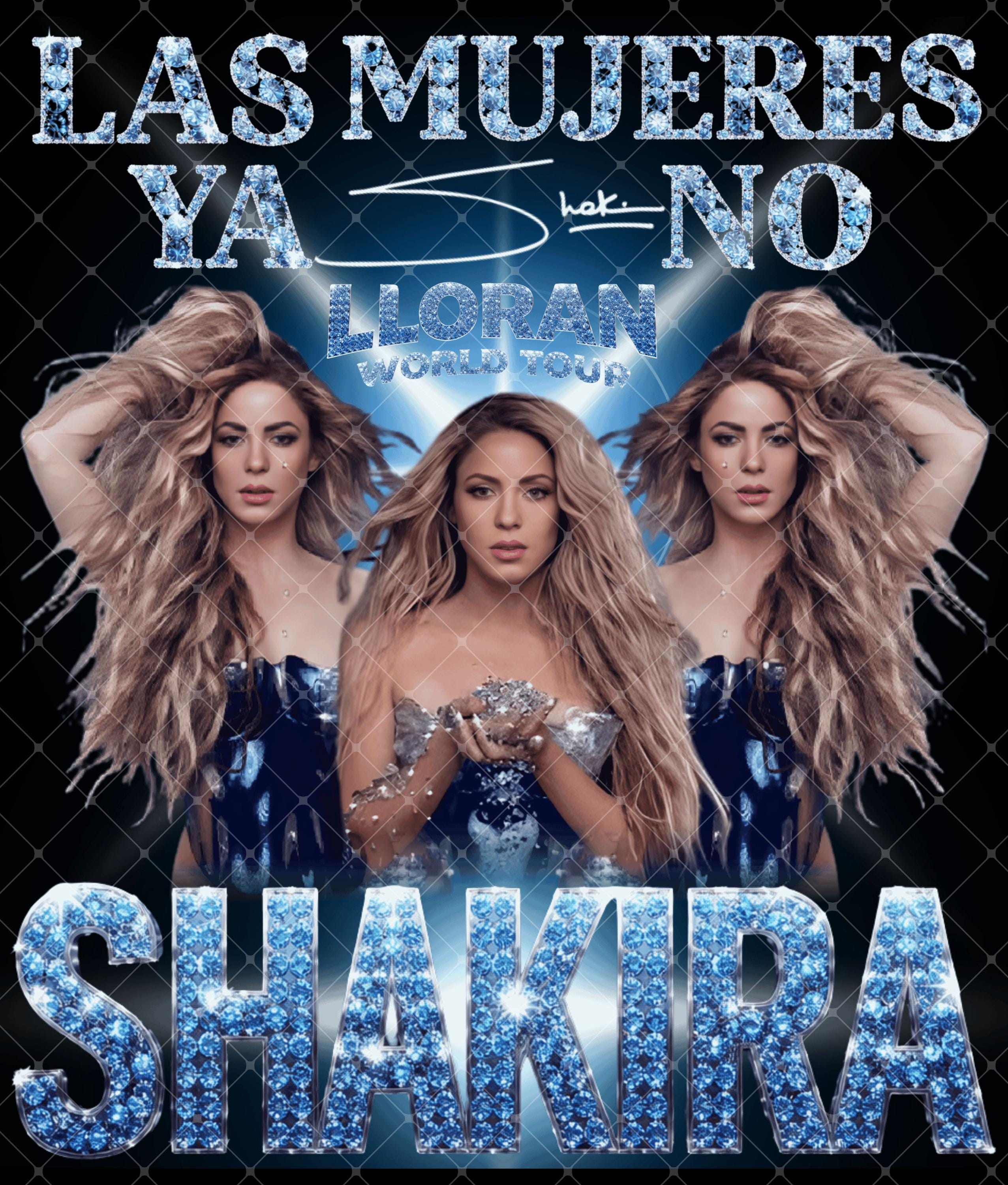 Shakira Las Mujeres Ya No Lloran Tour 2026 PNG File, Shakira