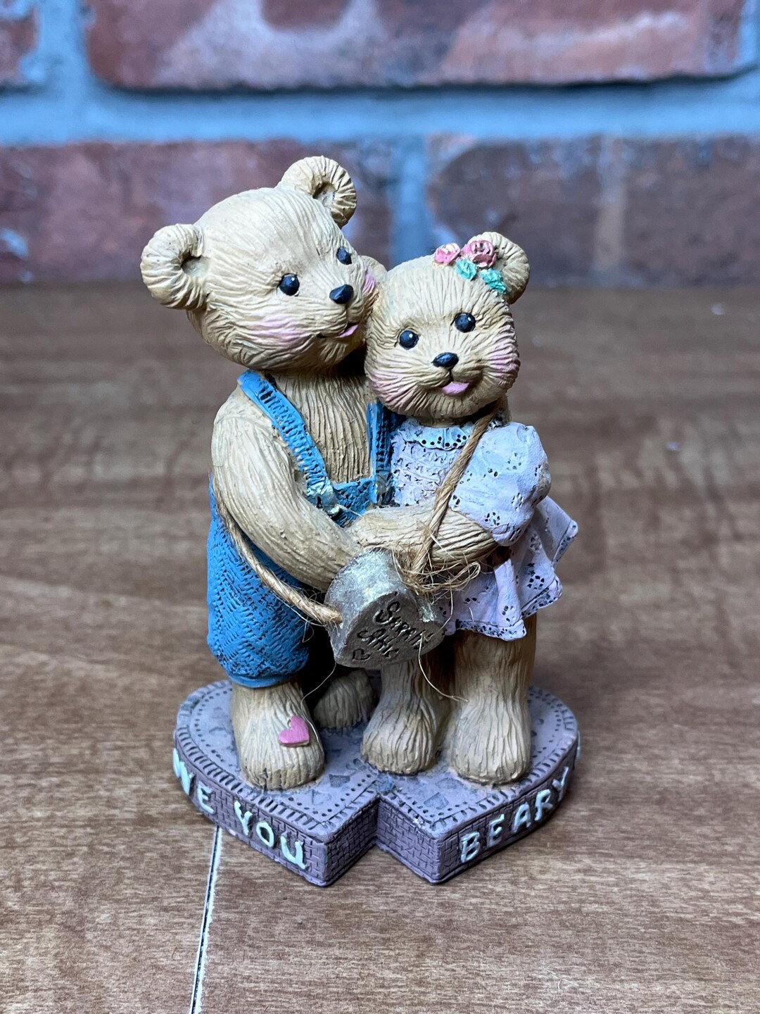 Vintage Sarah's Attic Bear Couple Figurine: I Love You Beary Much - Etsy