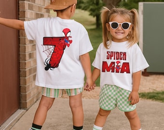 Spidey Birthday Shirt, Marvel Custom Birthday Family Matching Tee, Marvel Spiderman Birthday Tee, Disney Family Trip Tee