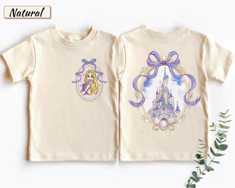 Girl Disney Princess Shirt, Minnie Ears Princess Disney T-shirt, Birthday Girl Trip Tee, All Disney Princess Shirt, Elsa, Belle, Ariel afbeelding 1