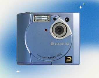 ¡Cámara digital Fujifilm FinePix 40i azul en su caja!