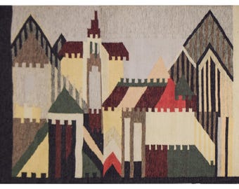 Saint cross Rug Turkish Style Rug Athetic Zepote rug 100% wool Rug  | 5.5 x 2.11 ft Area Carpet