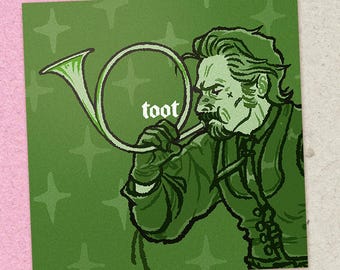 Toot | OFMD sticker | Izzy Hands | gift idea
