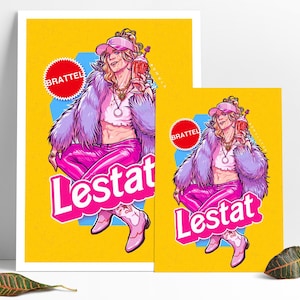 Brattel Lestat | IWTV | Interview With The Vampire | Lestat print | Gift Idea