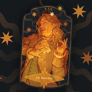 Lestat The Sun Tarot / Adesivo specchio opaco IWTV / Il vampiro Lestat / idea regalo