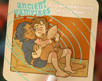 Cooling Ancient Vampires | IWTV miniprint | The Vampire Armand | gift idea