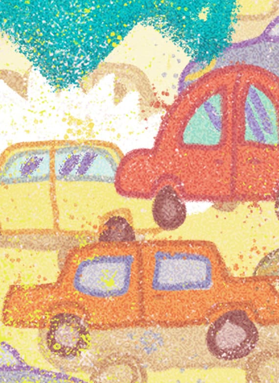 Cabin Pressure Yellow Car Prints Cards Etsy